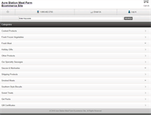 Tablet Screenshot of meatfarminc.com